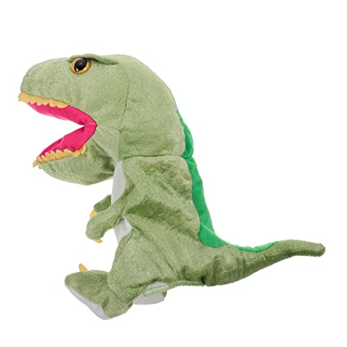 HOMFAMINI Simulierte Dinosaurier Handpuppe Plüschtier Realistisches Dinosaurier Spielzeug Für Kinder Weiches Dinosaurier Handpuppenspielzeug 1 Stück von HOMFAMINI