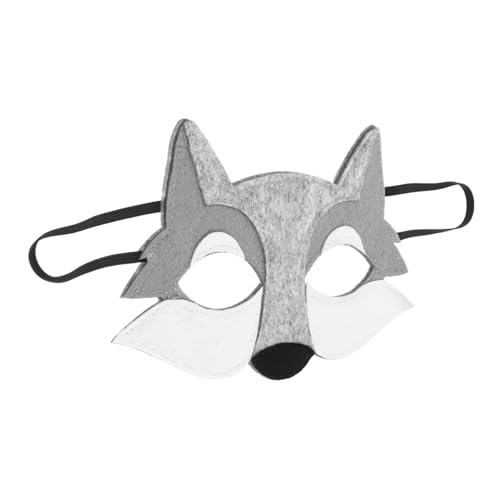 HOMFAMINI Wolfskopf Maske Tiermasken Maske Für Maskerade Halloween Party Maske Tier Halbmaske Karnevalsmaske Requisite Maske Für Festival Party Cosplay Requisite von HOMFAMINI