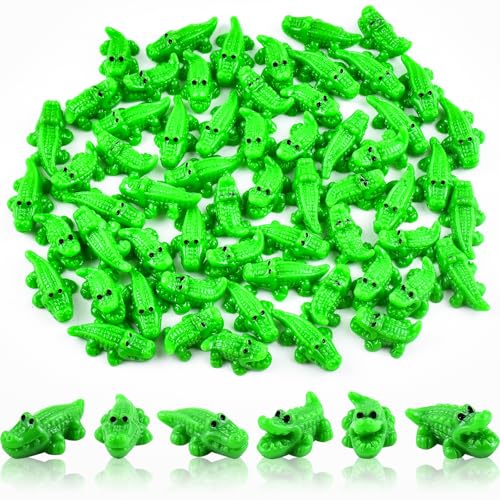 60 Stück Mini-Krokodil-Tiere winzige Harztiere für Puppenhaus Feengarten Landschaft Aquarium Party Dekorationen 60 Stück Mini-Krokodil-Tiere winzige Harztiere für Puppenhaus Feengarten Landschaft Aquarium Party Dekorationen von HOMICO
