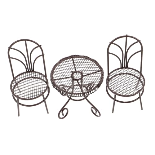 HOMOBABE 1satz Miniatur Gartenmöbel Set Tisch Und Stuhl- Für Puppenhäuser Präzise Gefertigt Für Und Außendekoration Für -landschaften HOMOBABE 1satz Miniatur Gartenmöbel Set Tisch Und Stuhl- Für Puppenhäuser Präzise Gefertigt Für Und Außendekoration Für -landschaften von HOMOBABE