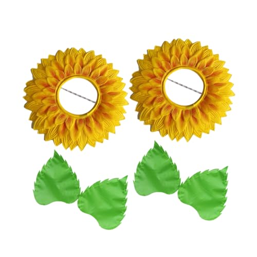 HOMOBABE 1 Set Sonnenblumen Kopfschmuck Stirnband Lustige Kopfbedeckung Sonnenblumen Kranz Kopfbedeckung Blumen Kopfbedeckung Festival Haar Accessoires Sonnenblumen Kopfschmuck von HOMOBABE