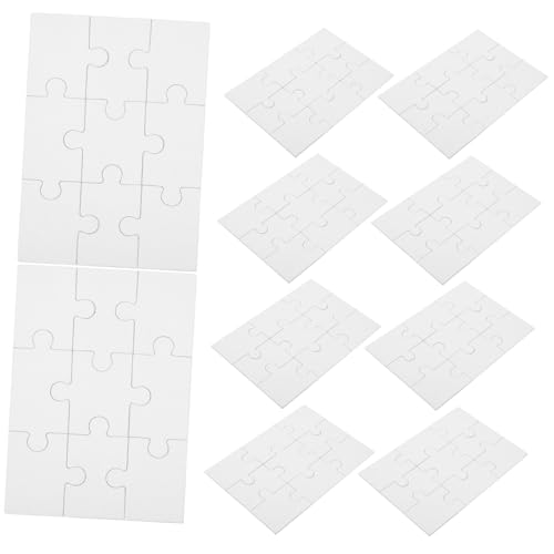 HOMOBABE 10 Blatt Teiliges Blanko Große Leere Puzzleteile zum Bemalen und Gestalten DIY Graffiti Lernspielzeug Kreativität Feinmotorik und Farberkennung HOMOBABE 10 Blatt Teiliges Blanko Große Leere Puzzleteile zum Bemalen und Gestalten DIY Graffiti Lernspielzeug Kreativität Feinmotorik und Farberkennung von HOMOBABE