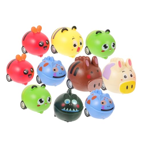 HOMOBABE 10 Stück Mini Rückzugauto Friktionsmotor Kleinkinder Tierauto Babyspielzeug Lustige Niedliche Fahrzeuge für Geschenk Geburtstag Weihnachten HOMOBABE 10 Stück Mini Rückzugauto Friktionsmotor Kleinkinder Tierauto Babyspielzeug Lustige Niedliche Fahrzeuge für Geschenk Geburtstag Weihnachten von HOMOBABE