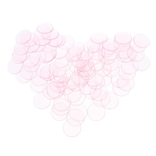 HOMOBABE 100 Stück Halbdurchsichtige Bingo Zählchips aus Kunststoff Spielchips für Bingo und Brettspiele Langlebige Poker Marker Transparent Hellrosa für Spielspaß und Zählen HOMOBABE 100 Stück Halbdurchsichtige Bingo Zählchips aus Kunststoff Spielchips für Bingo und Brettspiele Langlebige Poker Marker Transparent Hellrosa für Spielspaß und Zählen von HOMOBABE