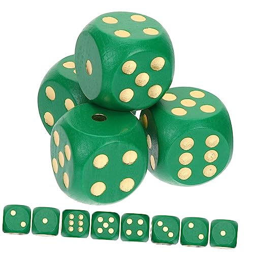 HOMOBABE 12stücke Patrick's Day Würfel Spielzeug Aus Holz Grüne Würfel Für Festlichkeiten Partyspielzeuge Und Dekoration HOMOBABE 12stücke Patrick's Day Würfel Spielzeug Aus Holz Grüne Würfel Für Festlichkeiten Partyspielzeuge Und Dekoration von HOMOBABE