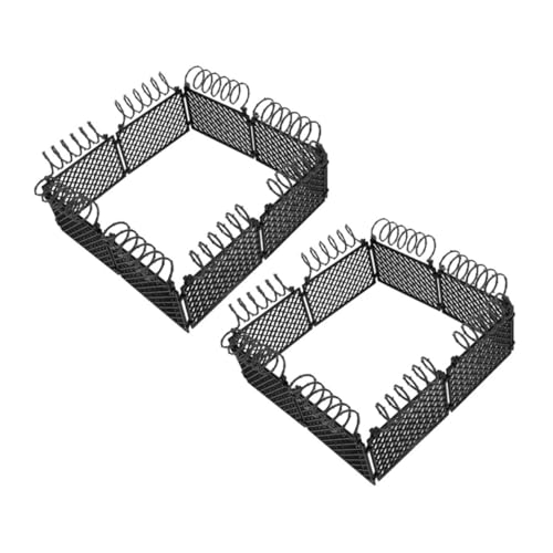 HOMOBABE 2 Sets Kriegsszenen-Zaun, Mini-kriegsszenen-Zaun Und Barrikade-Modell, Spielzeug, Miniatur-Zaun Für DIY-szenen-layouts, Mini-zäune-Modelle Aus Kunststoff von HOMOBABE