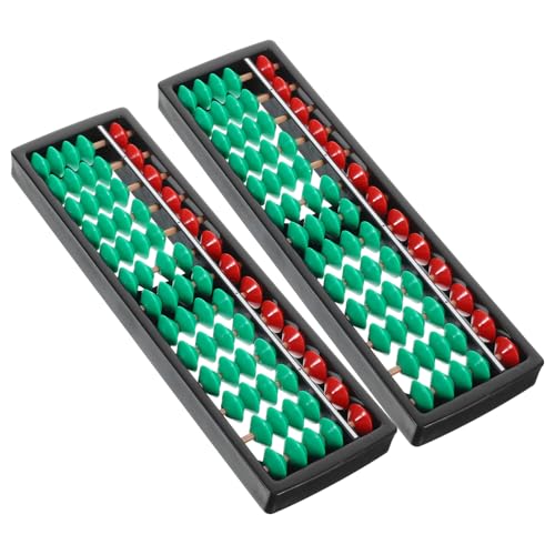 HOMOBABE 2 Stück Vintage Style Kunststoff Rechenhilfsmittel mit Reihen und Bunten Perlen Lernspielzeug für Matheunterricht Tragbares Rechenhilfsmittel für Grundschule und Pädagogische HOMOBABE 2 Stück Vintage Style Kunststoff Rechenhilfsmittel mit Reihen und Bunten Perlen Lernspielzeug für Matheunterricht Tragbares Rechenhilfsmittel für Grundschule und Pädagogische von HOMOBABE