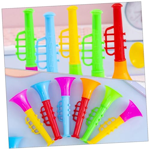 HOMOBABE 20 Stück Teiliges Trompeten aus Kunststoff Leicht und Kompakt für Bunt Geruchsneutral Pädagogisches Blasinstrument für Kleinkinder zur Musikalischer Interessen Zufällige Farbe HOMOBABE 20 Stück Teiliges Trompeten aus Kunststoff Leicht und Kompakt für Bunt Geruchsneutral Pädagogisches Blasinstrument für Kleinkinder zur Musikalischer Interessen Zufällige Farbe von HOMOBABE