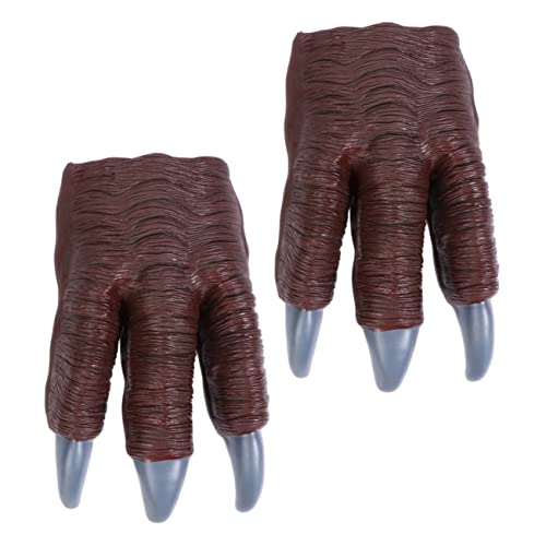 HOMOBABE 2pcs Dinosaurier Klauenform Dinosaurier Pfotenhandschuhe Spielzeug Für Cosplay Party von HOMOBABE