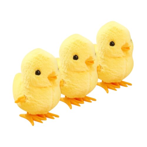HOMOBABE 3 Stück Aufziehbare Hühnchen Plüsch Küken Lustige Geschenke Kindergeburtstag Mitgebsel Hand Auge koordination Kreative Party Deko HOMOBABE 3 Stück Aufziehbare Hühnchen Plüsch Küken Lustige Geschenke Kindergeburtstag Mitgebsel Hand Auge koordination Kreative Party Deko von HOMOBABE