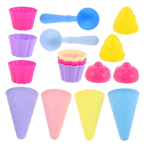 HOMOBABE 3satz Sandspielzeug Eisportionierer Eistüten-Formen Für Junge Mädchen Strandspielzeug Zum Bauen Von Sandburgen Im Freien HOMOBABE 3satz Sandspielzeug Eisportionierer Eistüten-Formen Für Junge Mädchen Strandspielzeug Zum Bauen Von Sandburgen Im Freien von HOMOBABE