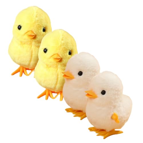 HOMOBABE 4 Stück Teiliges Aufziehspielzeug mit Realistischen Plüschküken und Enten Bunte Mechanische Tierfiguren ohne Batterie Pädagogisches für Kinderzimmerdekoration HOMOBABE 4 Stück Teiliges Aufziehspielzeug mit Realistischen Plüschküken und Enten Bunte Mechanische Tierfiguren ohne Batterie Pädagogisches für Kinderzimmerdekoration von HOMOBABE