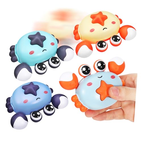 HOMOBABE 4 Stück Teiliges Krabben Kleine Kunststoff Autos mit Licht Pull Back Fahrzeuge für Interaktives Krabben als Partygeschenk oder Klassenzimmerpreis HOMOBABE 4 Stück Teiliges Krabben Kleine Kunststoff Autos mit Licht Pull Back Fahrzeuge für Interaktives Krabben als Partygeschenk oder Klassenzimmerpreis von HOMOBABE