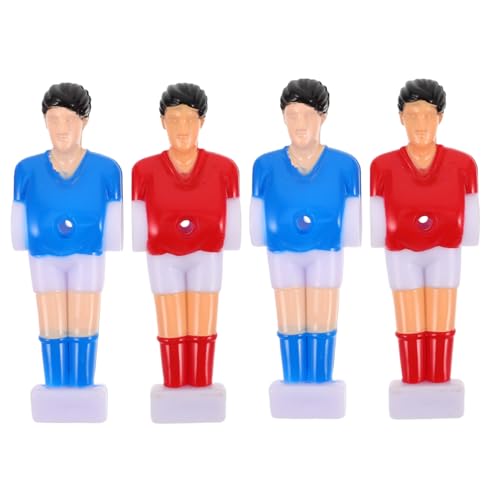 HOMOBABE 4 Stück Teiliges Tischkicker Ersatzspieler aus Robustem Kunststoff Realistische Fußball Figuren für Familienspiel und Interaktion Kompatibel mit Tischfußballtischen Farblich Rot HOMOBABE 4 Stück Teiliges Tischkicker Ersatzspieler aus Robustem Kunststoff Realistische Fußball Figuren für Familienspiel und Interaktion Kompatibel mit Tischfußballtischen Farblich Rot von HOMOBABE