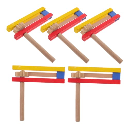 HOMOBABE 5 Stück Teiliges Holz Rassel Traditioneller Geräuschemacher für Sportveranstaltungen Geburtstagsfeiern und Musikevents Selbstrotierend Langlebig Vielseitig Einsetzbar HOMOBABE 5 Stück Teiliges Holz Rassel Traditioneller Geräuschemacher für Sportveranstaltungen Geburtstagsfeiern und Musikevents Selbstrotierend Langlebig Vielseitig Einsetzbar von HOMOBABE