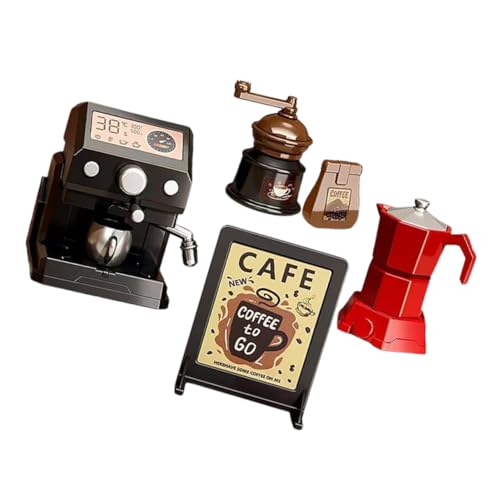 HOMOBABE 5 Stücke Puppenhaus Mini Kaffeemaschine Spielzeug Realistische Kaffeemaschine Miniaturmodell Miniatur Puppenhaus Kaffeeshop Zubehör HOMOBABE 5 Stücke Puppenhaus Mini Kaffeemaschine Spielzeug Realistische Kaffeemaschine Miniaturmodell Miniatur Puppenhaus Kaffeeshop Zubehör von HOMOBABE