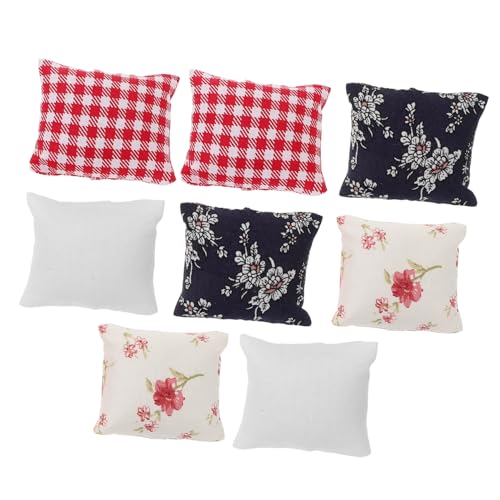 HOMOBABE 8Stücke Teiliges Puppenhaus Kissen Dekorative Miniatur Kissen für DIY Mini Häuser Stoffkissen Modelle für Wohnzimmer Schlafzimmer und Puppenbett Kreative Spielideen HOMOBABE 8Stücke Teiliges Puppenhaus Kissen Dekorative Miniatur Kissen für DIY Mini Häuser Stoffkissen Modelle für Wohnzimmer Schlafzimmer und Puppenbett Kreative Spielideen von HOMOBABE