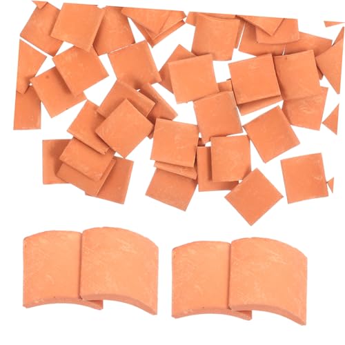 HOMOBABE 80 Stück Teiliges Mini Dachziegelmodell Realistische Rote Miniatur dachziegel für DIY Mikrolandschaften Detailgetreu Handwerklich Verarbeitet Kompakt für Kreative HOMOBABE 80 Stück Teiliges Mini Dachziegelmodell Realistische Rote Miniatur dachziegel für DIY Mikrolandschaften Detailgetreu Handwerklich Verarbeitet Kompakt für Kreative von HOMOBABE