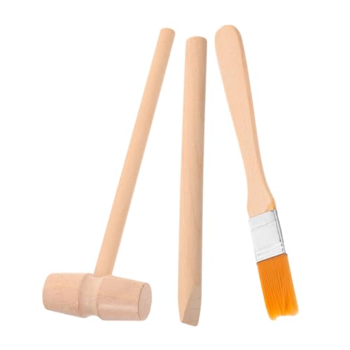 HOMOBABE Ausgrabungsset mit Holzhammer Meißel und Pinsel Pädagogisches Grabwerkzeug für Jungen und Mädchen Fördert Kreativität und Praktische Fähigkeiten Tragbares Lernspielzeug für Draußen HOMOBABE Ausgrabungsset mit Holzhammer Meißel und Pinsel Pädagogisches Grabwerkzeug für Jungen und Mädchen Fördert Kreativität und Praktische Fähigkeiten Tragbares Lernspielzeug für Draußen von HOMOBABE