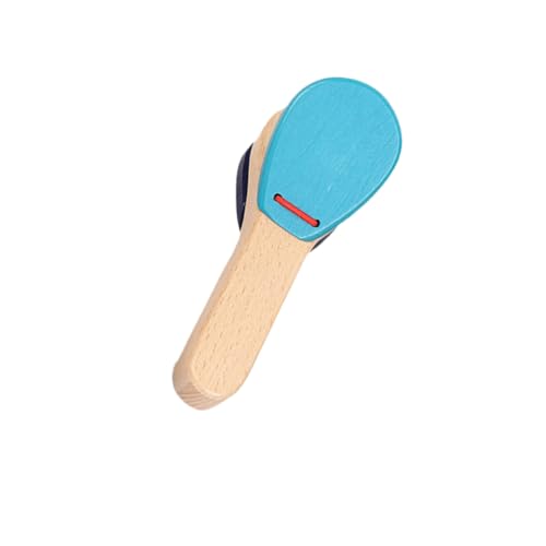 HOMOBABE Holz Klappinstrument mit Langem Griff Musikinstrument Leichte Tragbare Holz Klatsche in Blau Fördert Musikalisches Lernen und Rhythmusgefühl für Kleinkinder HOMOBABE Holz Klappinstrument mit Langem Griff Musikinstrument Leichte Tragbare Holz Klatsche in Blau Fördert Musikalisches Lernen und Rhythmusgefühl für Kleinkinder von HOMOBABE