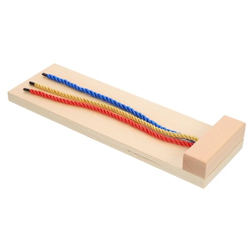 HOMOBABE Holz Lernspielzeug zum Flechten für Sicheres Geruchloses Kognitives Haarzopf Übungsspielzeug Fördert Feinmotorik und Kreative Frühkindliche Bildung Geeignet für Kindergarten und HOMOBABE Holz Lernspielzeug zum Flechten für Sicheres Geruchloses Kognitives Haarzopf Übungsspielzeug Fördert Feinmotorik und Kreative Frühkindliche Bildung Geeignet für Kindergarten und von HOMOBABE