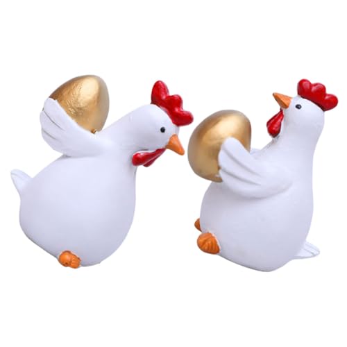 HOMOBABE Hühner-küchendekor Aus Kunstharz Cartoon-hahn Für Garten Und Zuhause Lustige Hahn-Dekoration Als Gartenskulptur Für Draußen HOMOBABE Hühner-küchendekor Aus Kunstharz Cartoon-hahn Für Garten Und Zuhause Lustige Hahn-Dekoration Als Gartenskulptur Für Draußen von HOMOBABE