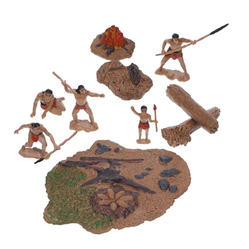 HOMOBABE Miniatur Primitive männer Figur aus Kunststoff Stabiles Mikro dekorationsset für Bonsai Garten und Desktop Leichtes Urmenschen Diorama HOMOBABE Miniatur Primitive männer Figur aus Kunststoff Stabiles Mikro dekorationsset für Bonsai Garten und Desktop Leichtes Urmenschen Diorama von HOMOBABE