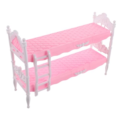 HOMOBABE Miniatur Puppenbett für Prinzessinnen Doppelstockbett aus Hochwertigem Material Kreatives für für Mädchen Fördert die Fantasie Geschichtenerzählen HOMOBABE Miniatur Puppenbett für Prinzessinnen Doppelstockbett aus Hochwertigem Material Kreatives für für Mädchen Fördert die Fantasie Geschichtenerzählen von HOMOBABE