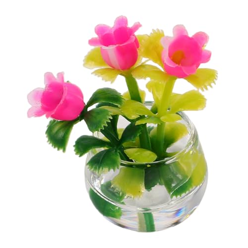 HOMOBABE Miniatur Puppenhaus Vase mit Künstlicher Blume Langlebige Mini Topfpflanze Dekoration für und Schreibtisch Pflegeleichtes Puppenhaus Zubehör Geschenkidee für Sammler HOMOBABE Miniatur Puppenhaus Vase mit Künstlicher Blume Langlebige Mini Topfpflanze Dekoration für und Schreibtisch Pflegeleichtes Puppenhaus Zubehör Geschenkidee für Sammler von HOMOBABE
