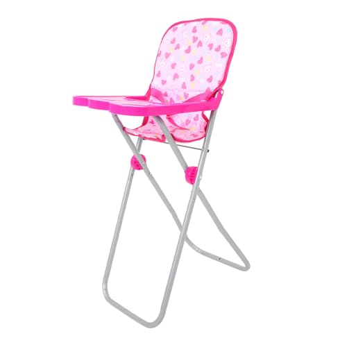 HOMOBABE Puppenhochstuhl mit Stabiler Konstruktion und Buntem Design Vielseitiges Puppenzubehör für Kreatives Rollenspiel Drinnen und Draußen Geeignet für Mädchen und Puppenfans HOMOBABE Puppenhochstuhl mit Stabiler Konstruktion und Buntem Design Vielseitiges Puppenzubehör für Kreatives Rollenspiel Drinnen und Draußen Geeignet für Mädchen und Puppenfans von HOMOBABE