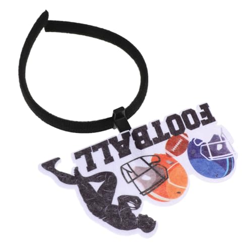 HOMOBABE Rugby-stirnband Thematische Kopfbedeckung Haarzubehör Fußball-kopfbedeckung Fußballspiel-haarteile Accessoires Für Den Spieltag Stirnband Für Den Spieltag Fußball-haarband Filz von HOMOBABE