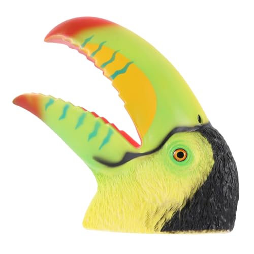 HOMOBABE Weiche Waschbare Riesentukan Handpuppe aus Weichem Tierisches Erzählspielzeug für Realistische Mundbewegung für Rollenspiele und Puppentheater HOMOBABE Weiche Waschbare Riesentukan Handpuppe aus Weichem Tierisches Erzählspielzeug für Realistische Mundbewegung für Rollenspiele und Puppentheater von HOMOBABE