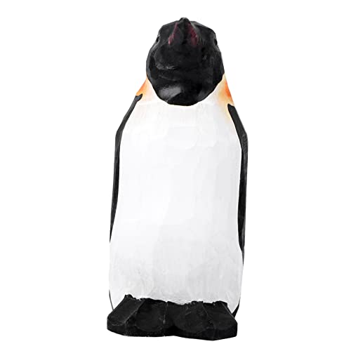 HOMOCONO 1 STK Holz Pinguin Ornamente Tierfigur Weihnachtspinguinfiguren Miniatur-pinguinfiguren Pinguin-gartenstatue Pinguin Kuchen Topper Pinguine Fisch Frosch Black Hölzern von HOMOCONO