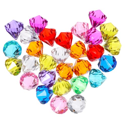 HOMOCONO 100 Stück Acryl Diamanten Glitzernde Dekosteine Für Hochzeiten Piratenschatzsuche Partygeschenke Und Kreative Bastelideen Ideal Für Tischdekoration Und von HOMOCONO