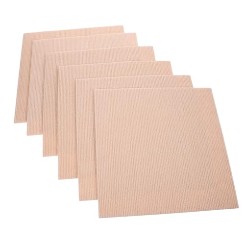 HOMOCONO 10st Spleißmatte Puzzlematte Teppiche Teppich Puzzle Sortierschalen Teppich Teppich -bodenmatte Teppichfliese Für Den Boden Teppichfliesen Beige Polyester (Polyester) von HOMOCONO