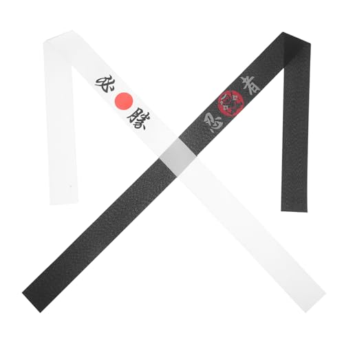 HOMOCONO 2 Stück Japanisches -stirnband Für Karate-sushi-kochkostüme, Japanisches Sushi-koch-hachimaki-karate-stirnband, Japanischer Koch-kopfschmuck von HOMOCONO