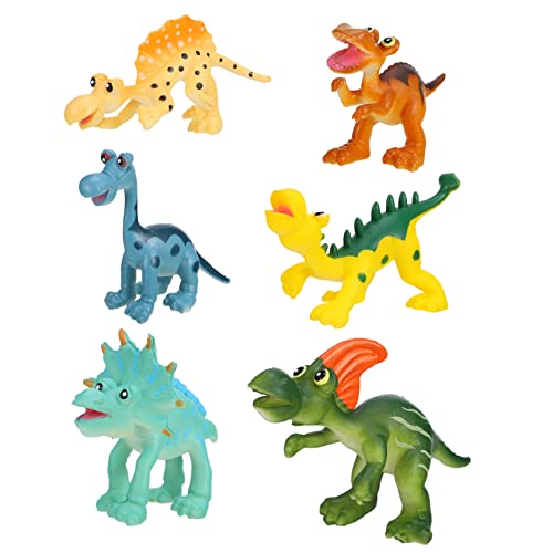 HOMOCONO 6pcs Dinosaurier Tiere Spielzeug Set Künstliche Dinosaurier Modell Spielzeug Für Jungen Kinder Kunststoff Dinosaurier Modell von HOMOCONO