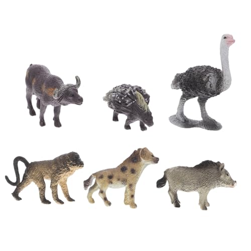 HOMOCONO Lebensechte Tiermodelle Aus Kunstharz Tierfiguren Miniatur-afrikanisches Tierdekor Für Den Schreibtisch Oder Zu Hause von HOMOCONO