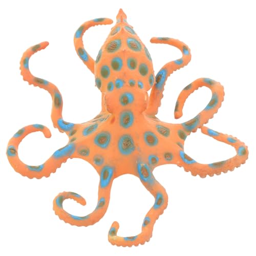 HOMOCONO Oktopus Modell Spielzeug Künstlicher Oktopus Mit Blauen Ringen Simulation Eines Oktopus Mit Blauen Ringen Realistischer Oktopus Mit Blauen Ringen Oktopus Mit Blauen Ringen von HOMOCONO