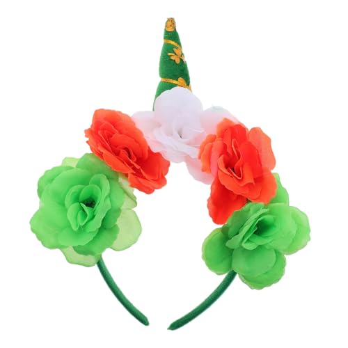 HOMOCONO St Patrick'S Day Einhorn Stirnband Für Erwachsene Und Einhorn Haarband Für Irisches Festival Einhorn Cosplay Haar Accessoire von HOMOCONO