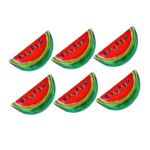 HOMOCONO Wassermelonen Brosche Pin Set Kreative Emaille Anstecker Für Kleidung Kragen Und Taschen Fruchtförmige Schmuckaccessoires Im Sommerdesign von HOMOCONO