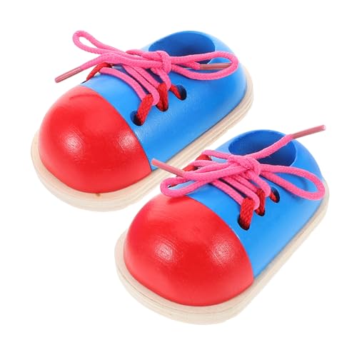 HOMSFOU 2 Stück Montessori Holzspielzeug Schnürsenkel Übung für Kleinkinder Hand und Blickkoordination Motorische Lernspielzeug zum Schuhe Binden Frühe Entwicklung und Kognitive HOMSFOU 2 Stück Montessori Holzspielzeug Schnürsenkel Übung für Kleinkinder Hand und Blickkoordination Motorische Lernspielzeug zum Schuhe Binden Frühe Entwicklung und Kognitive von HOMSFOU