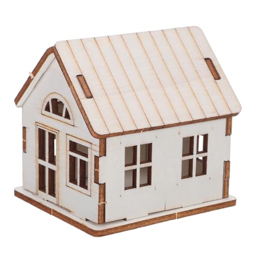 HOMSFOU DIY Holzpuzzle Haus Bausatz aus Massivem Holz Natürlich Strukturiert ohne Kleber Miniaturmodell für Weihnachtsdeko Gartenhaus Bastelset Anspruchsvoll und Dekorativ Geschenkidee HOMSFOU DIY Holzpuzzle Haus Bausatz aus Massivem Holz Natürlich Strukturiert ohne Kleber Miniaturmodell für Weihnachtsdeko Gartenhaus Bastelset Anspruchsvoll und Dekorativ Geschenkidee von HOMSFOU