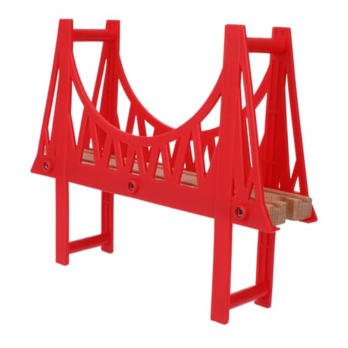 HOMSFOU Holzeisenbahn Brücke Holz Kompatibel mit Großen Holzeisenbahn Sets Abnehmbare Doppelte DIY für Hause Schule Langlebiges Sicheres Material HOMSFOU Holzeisenbahn Brücke Holz Kompatibel mit Großen Holzeisenbahn Sets Abnehmbare Doppelte DIY für Hause Schule Langlebiges Sicheres Material von HOMSFOU