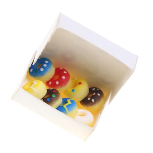 HOMSFOU Miniatur-Donuts-Spielzeug Aus Puppenhaus-Essen Realistische Kunst-Donuts Zum Dekorieren Kleines Spiel-Essen Simulation-Donuts Für Junge Mädchen Spiel-küchenzubehör Mini-Donuts HOMSFOU Miniatur-Donuts-Spielzeug Aus Puppenhaus-Essen Realistische Kunst-Donuts Zum Dekorieren Kleines Spiel-Essen Simulation-Donuts Für Junge Mädchen Spiel-küchenzubehör Mini-Donuts von HOMSFOU