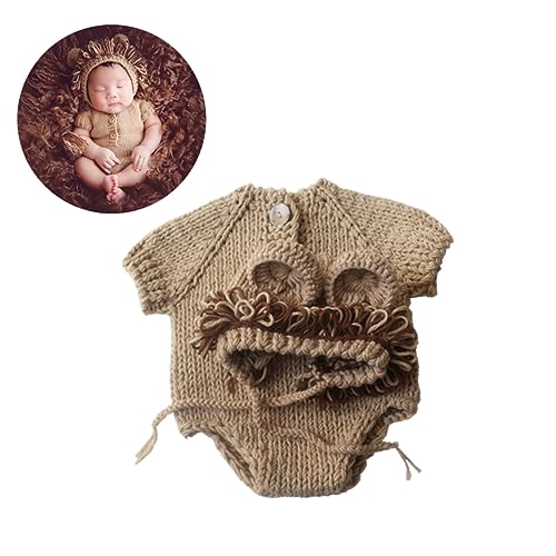 HOMSFOU Neugeborenes Babykostüm Babysachen für Neugeborene Zubehör Junge Reh Dinosaurier Kleinkind photoshooting accessoires kleidung set -Outfits Kostüm für Babyfotografie von HOMSFOU