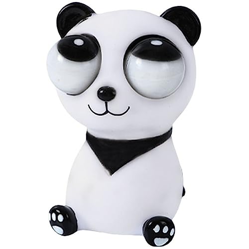 Panda-tischdekoration Mini-Panda-Spielzeug Tierische Squishy-spielzeuge Panda-Squishy-bälle Pandabälle Ausdrücken Süße Panda-Puppe Quetschspielzeug Kind Plastik Elastisch von HOMSFOU