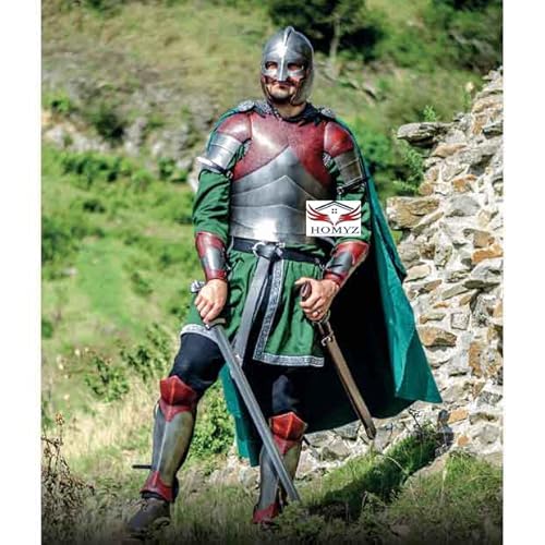 HOMYZ Horse Lord Armour Set Mittelalter Pferd Ganzkörper Rüstung Anzug Leder Battle Warrior SCA, LARP Cosplay Kostüm von HOMYZ