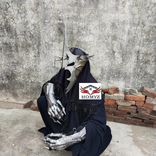 HOMYZ Mittelalterliches Nazgul Hexenkönig voller Rüstung Herr der Ringe Rüstung Cosplay LOTR Halloween-Kostüm von HOMYZ