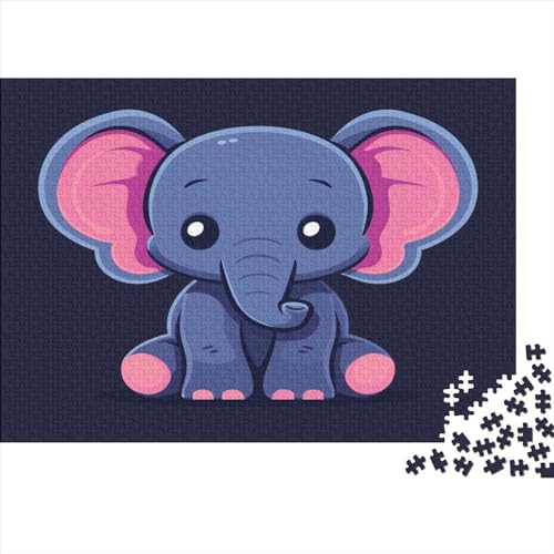 Elefant Puzzle 1000 Teile Erwachsene, Puzzlespiel Jigsaw Puzzles Erwachsenen Puzzlespiel Puzzel 1000pcs (75x50cm) von HONGBING